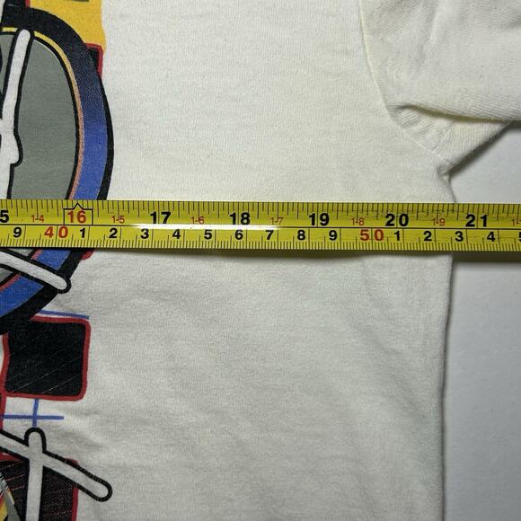 VINTAGE NASCAR RICKY RUDD #28 FORD TAURUS RACING T SHIRT MENS SIZE Large 90S Y2K - Picture 5 of 6